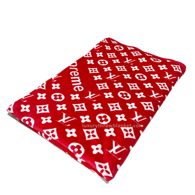 Red designer throw blanket 438#