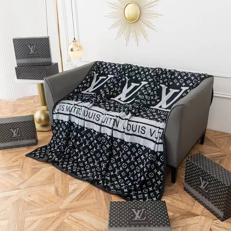Luxury black cheap throw blankets 916