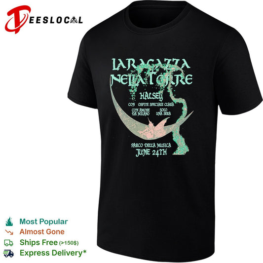 La Ragazza nella Torre Halsey con Ospite Speciale Clara Parco della Musica shirt