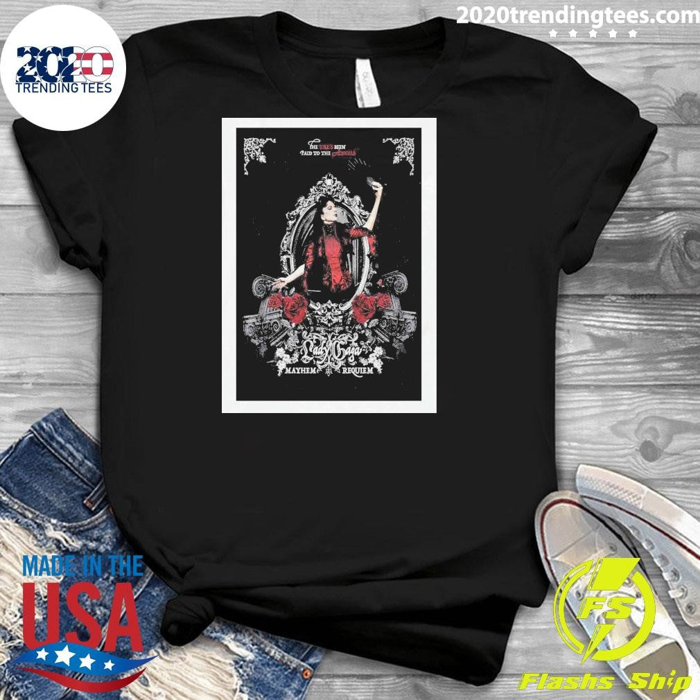 Lady Gaga Mayhem Ball Tour 2026 Requiem Poster Shirt