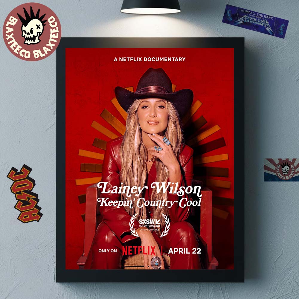 Lainey Wilson Keepin’ Country Cool Netflix Documentary On April 22 2026 Home Decor Poster Canvas
