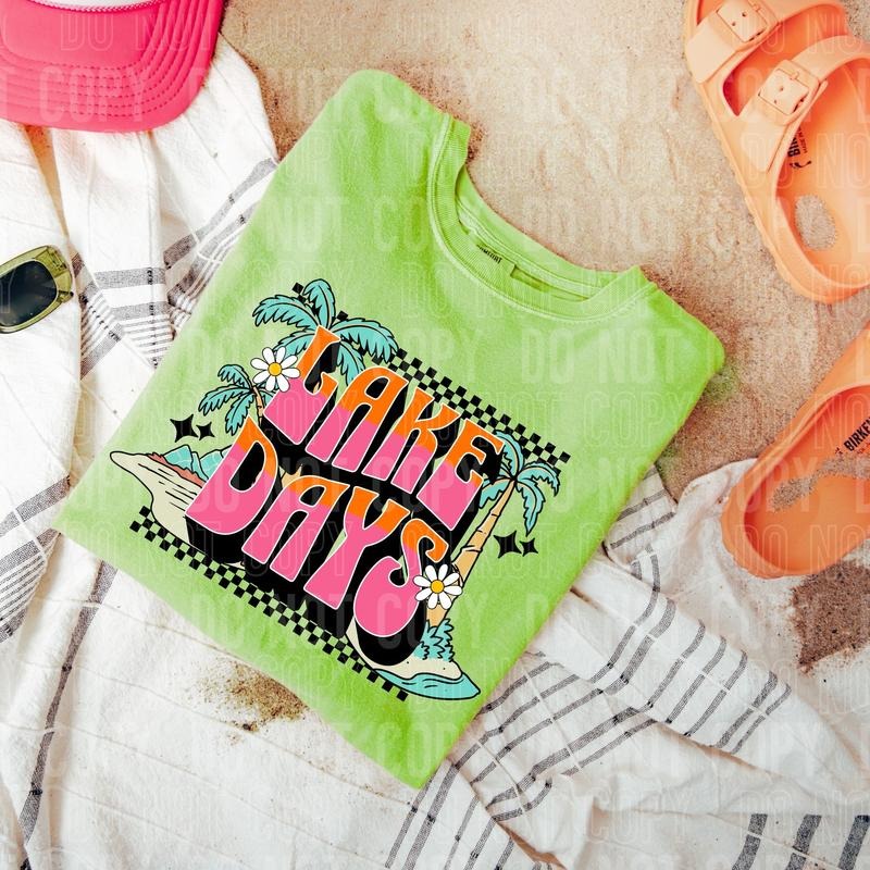 Lake Days DTF Transfers THIS IS NOT SHIRT T-Shirts
