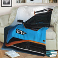 Lamborghini Huracan Sto Fleece Throw Blanket