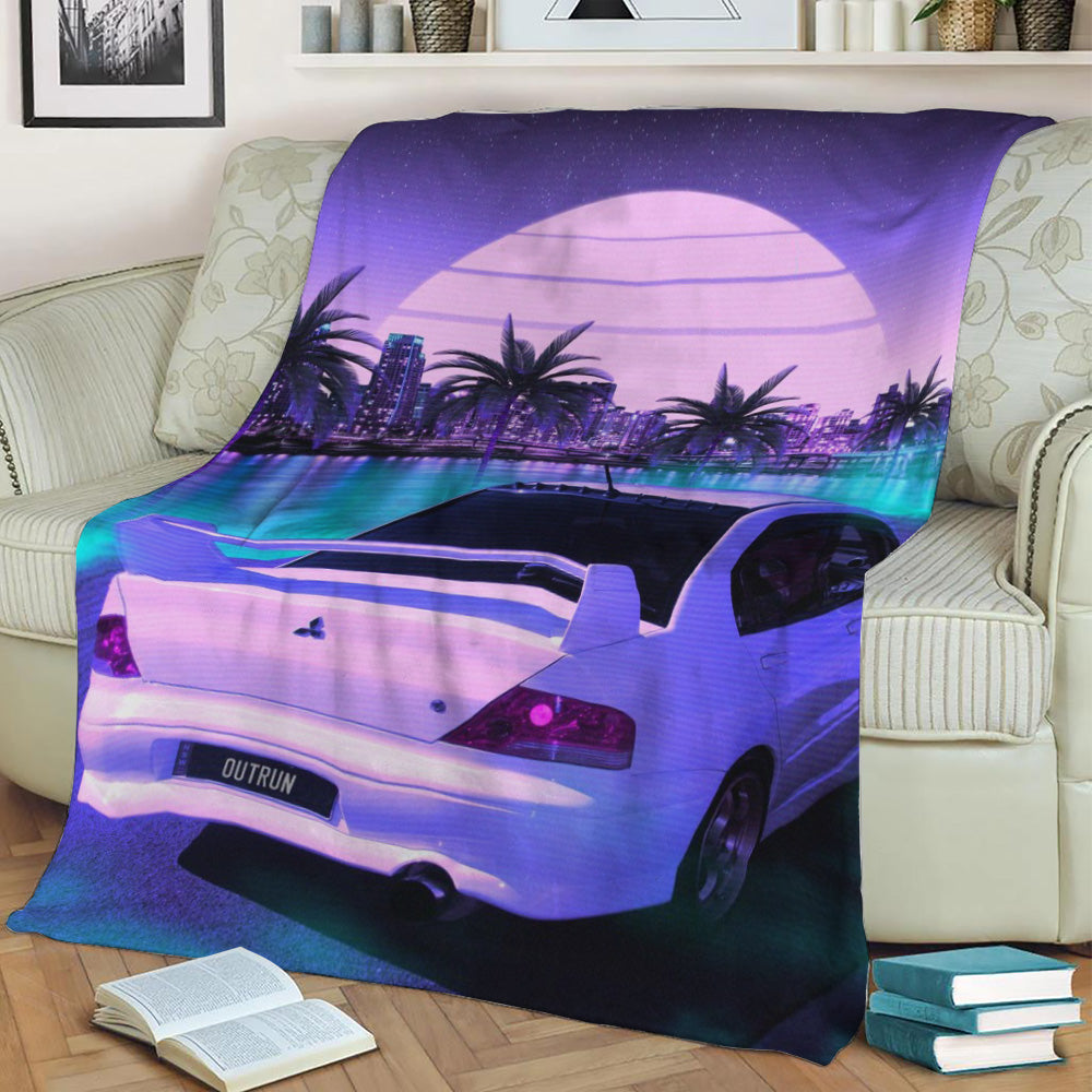 Lancer EVO Fleece Throw Blanket