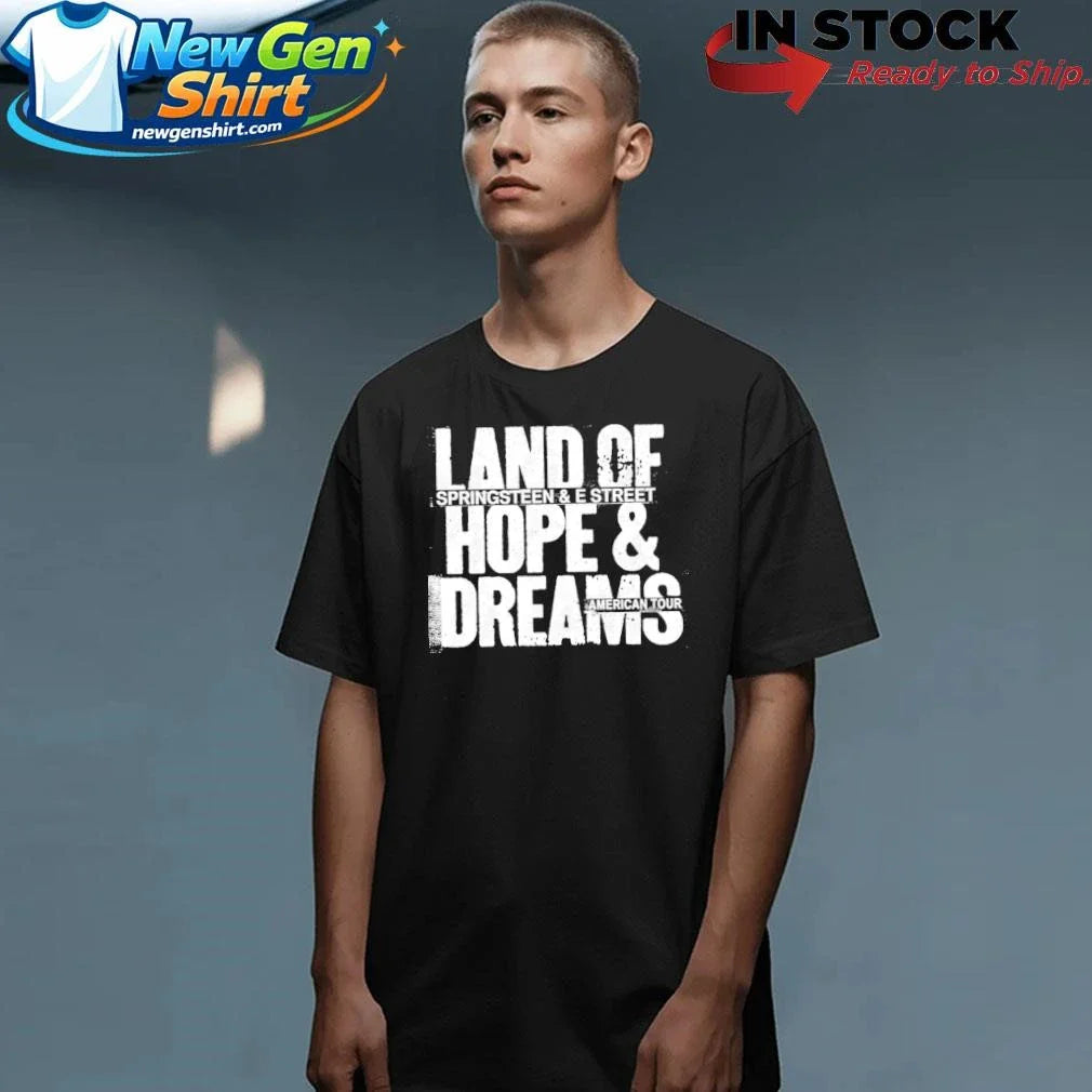 Land of Hope and Dreams American Tour 2026 Bruce Springsteen Shirt