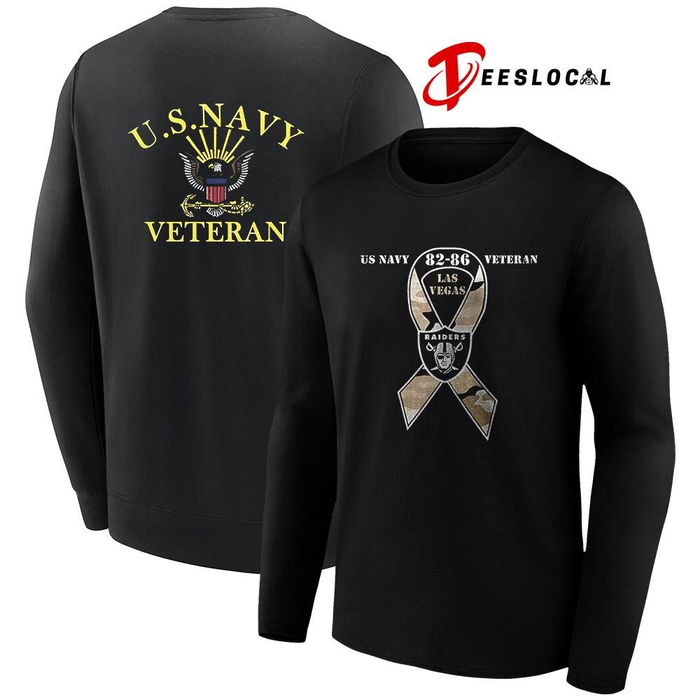 Las Vegas Raiders Us Navy cold war veteran eagle shirt