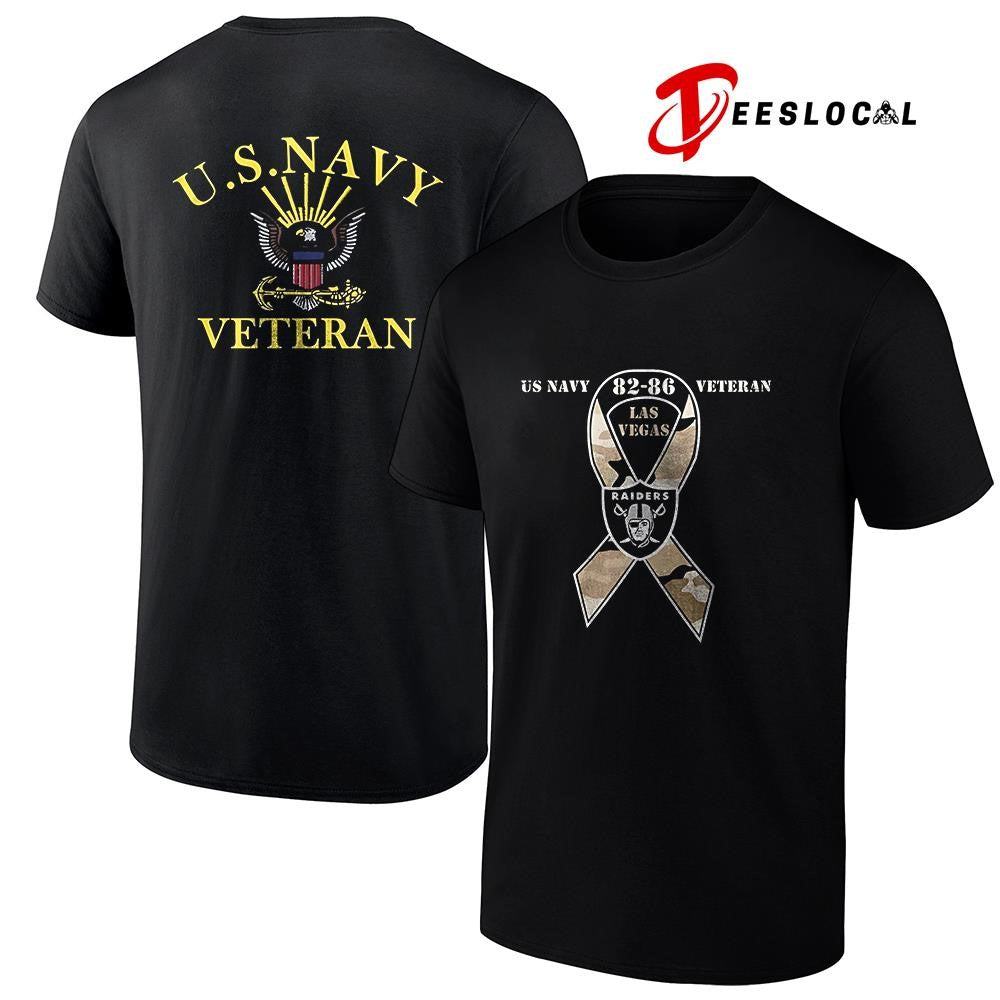 Las Vegas Raiders Us Navy cold war veteran eagle shirt