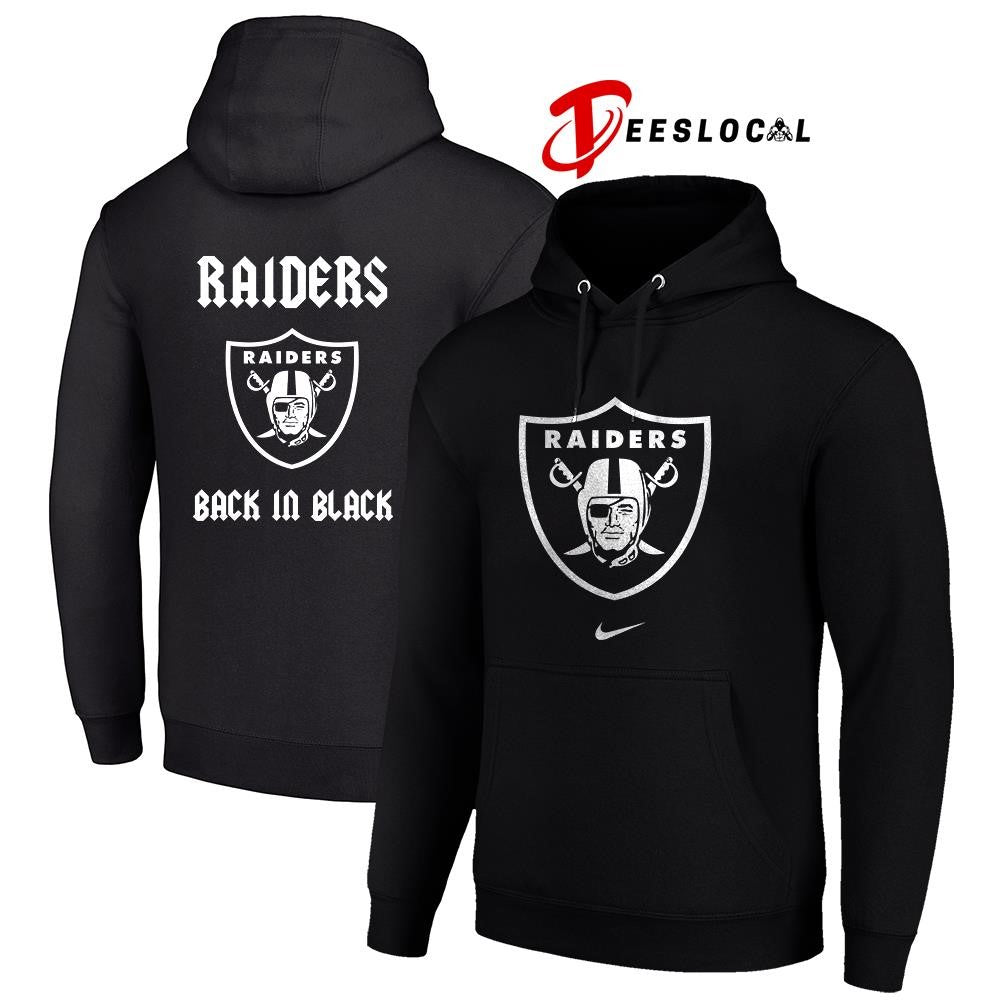 Las Vegas Raiders back in black logo shirt