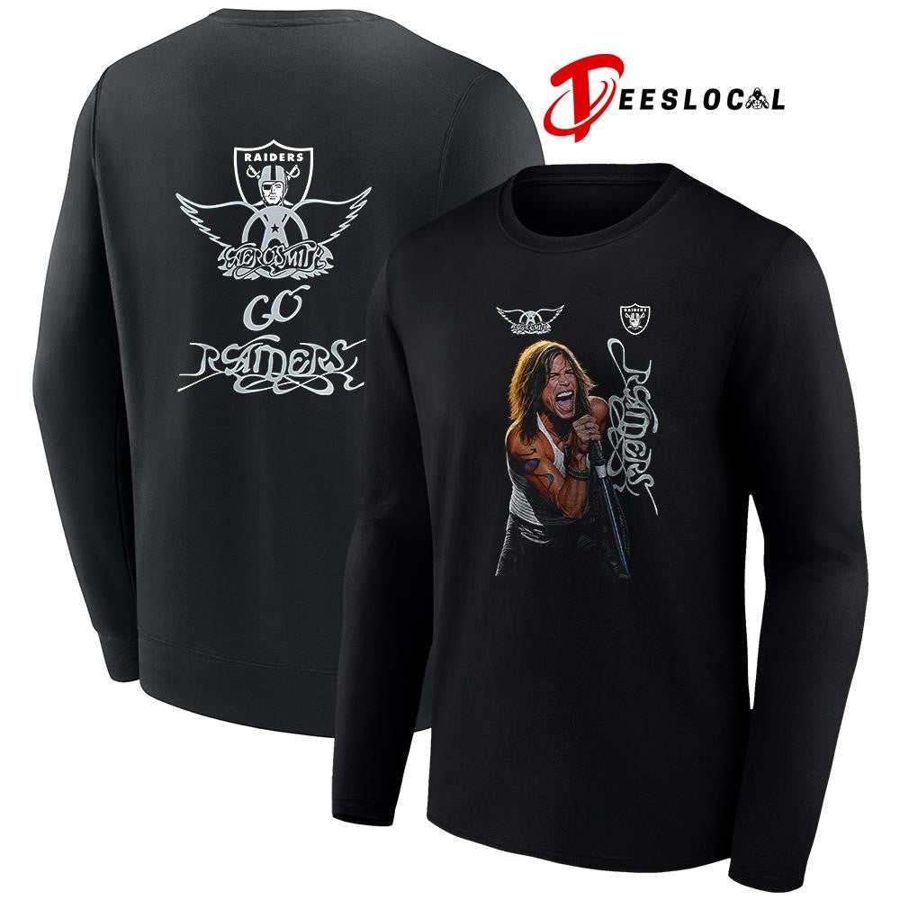 Las Vegas Raiders x Aerosmith graphic shirt