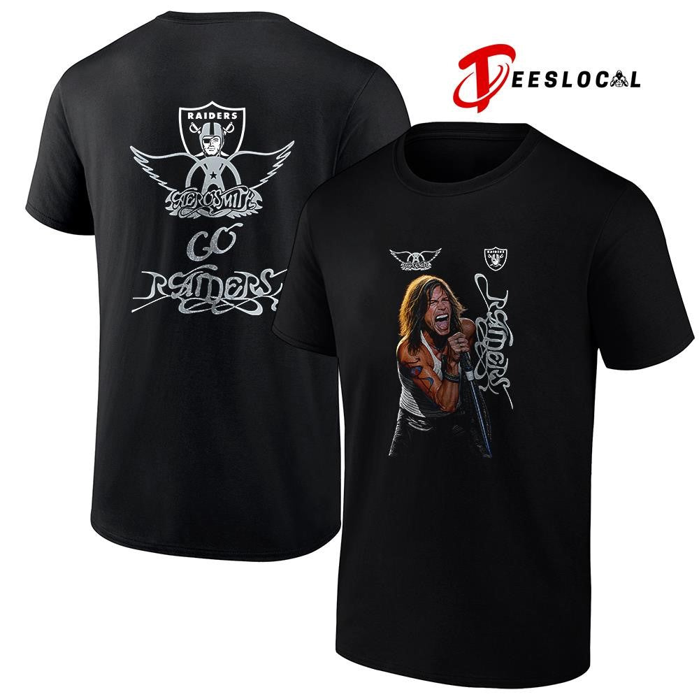 Las Vegas Raiders x Aerosmith graphic shirt