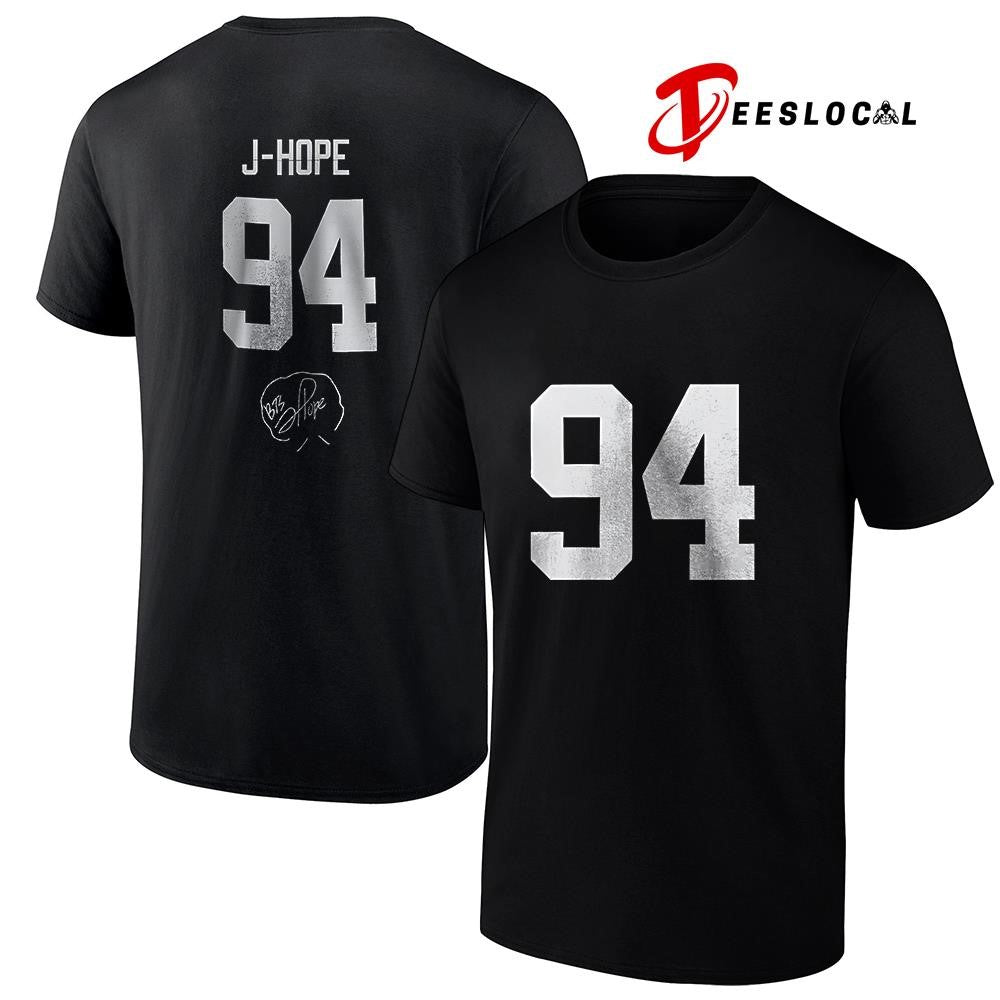 Las Vegas Raiders x BTS J Hope Arirang world tour signature shirt