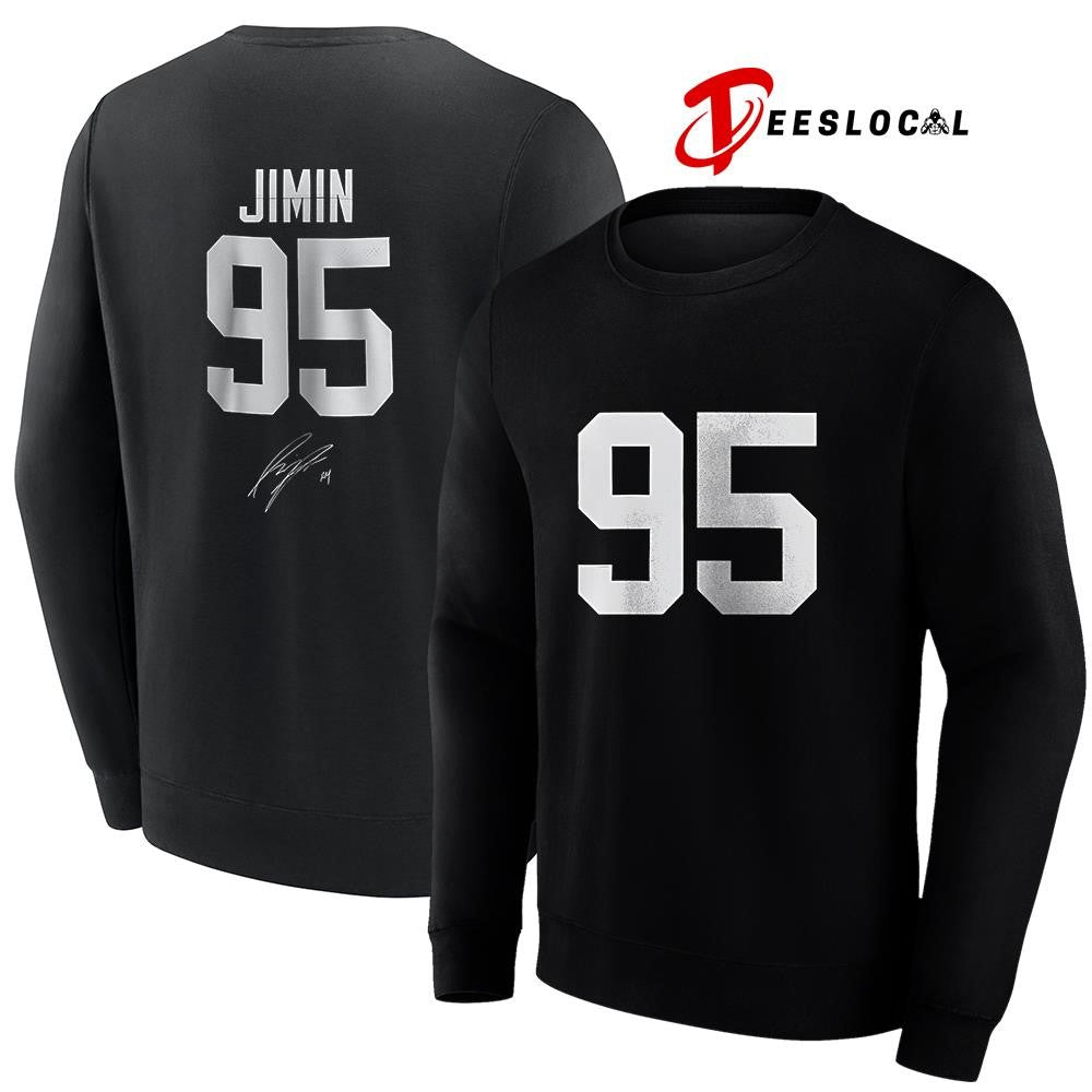 Las Vegas Raiders x BTS Jimin Arirang world tour signature shirt
