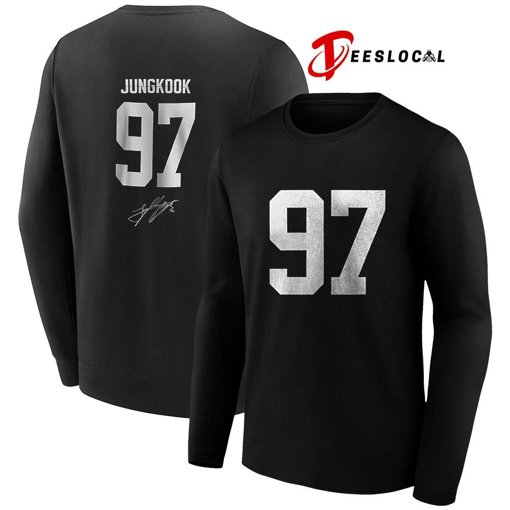 Las Vegas Raiders x BTS JungKook Arirang world tour signature shirt
