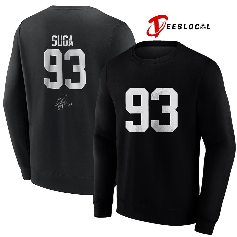 Las Vegas Raiders x BTS Suga Arirang world tour signature shirt