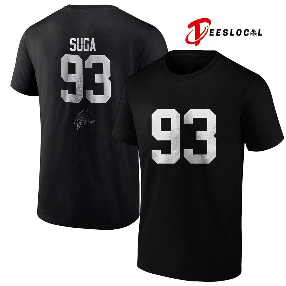 Las Vegas Raiders x BTS Suga Arirang world tour signature shirt