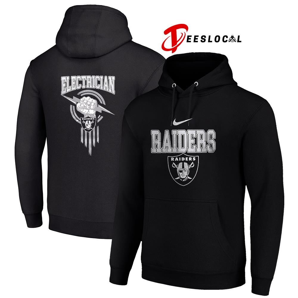 Las Vegas Raiders x Electrician logo shirt