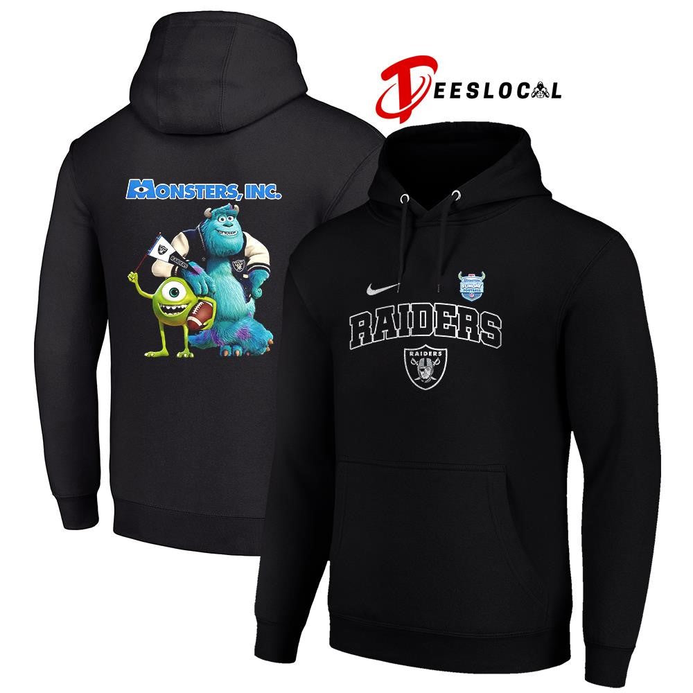Las Vegas Raiders x Monsters inc cartoon shirt