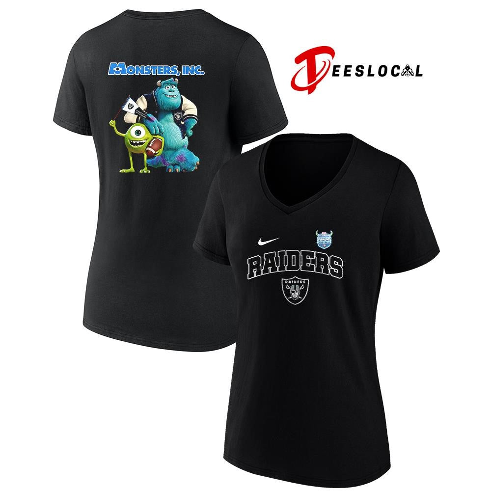 Las Vegas Raiders x Monsters inc cartoon shirt
