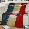Le Mans 917 Vintage Fleece Throw Blanket
