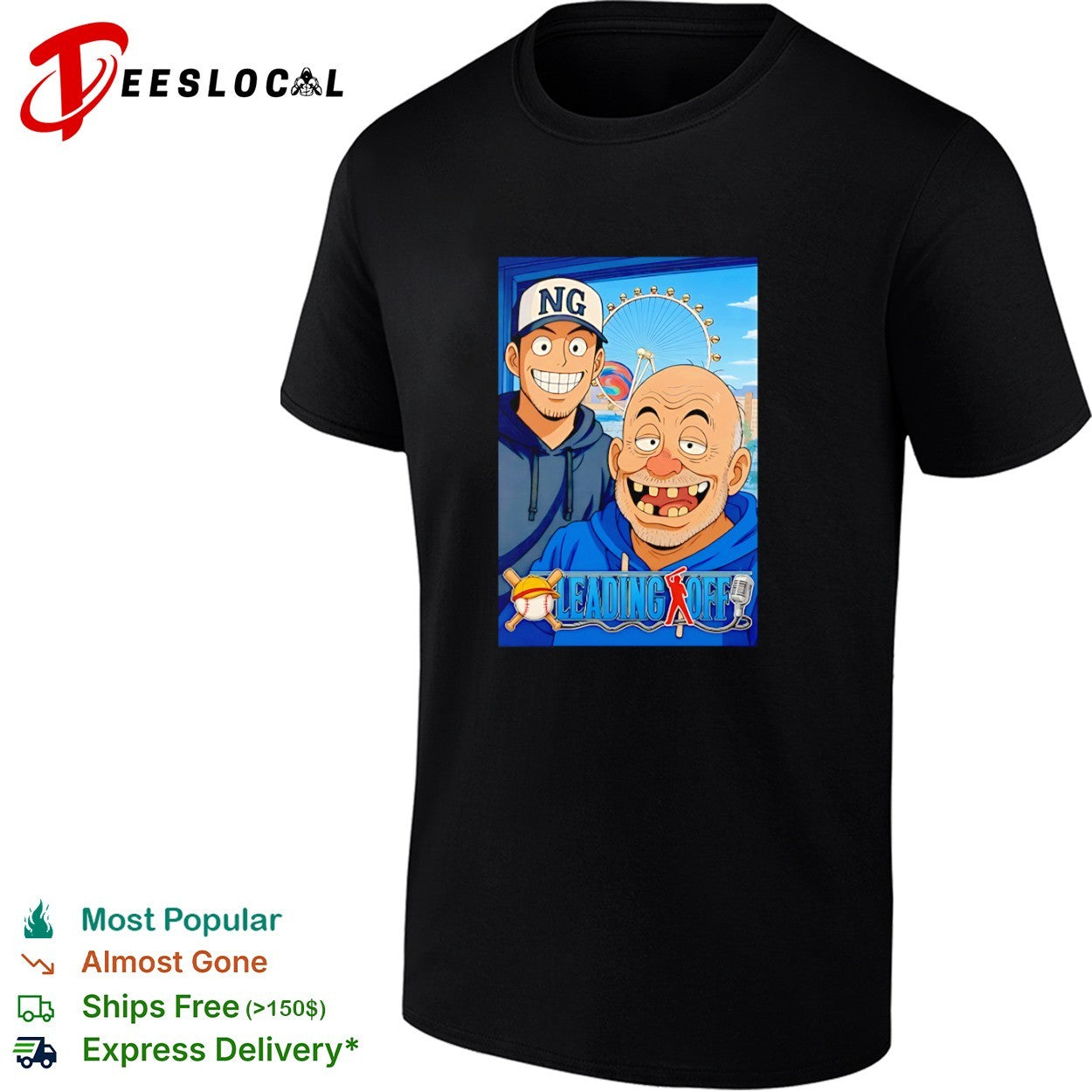 Leading Off style One Piece shirt