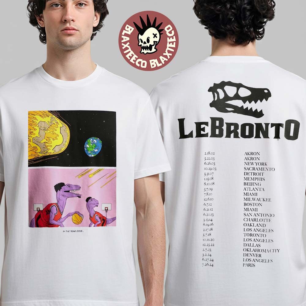 Lebron James X Nike Troll Toronto Raptors Funny Dinosaur LeBronto T-Shirt