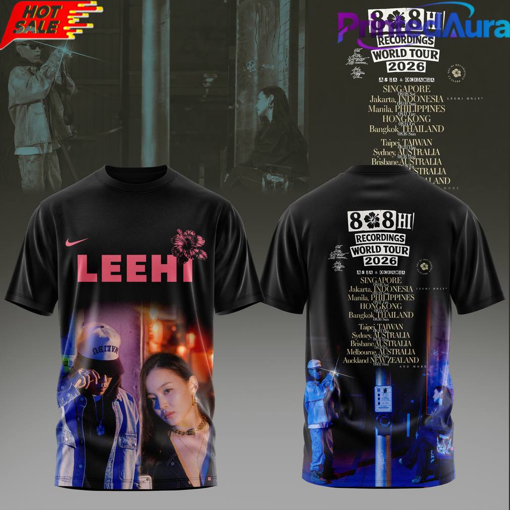 LeeHi x Dok2 808 HI Recordings World Tour 2026 Shirt