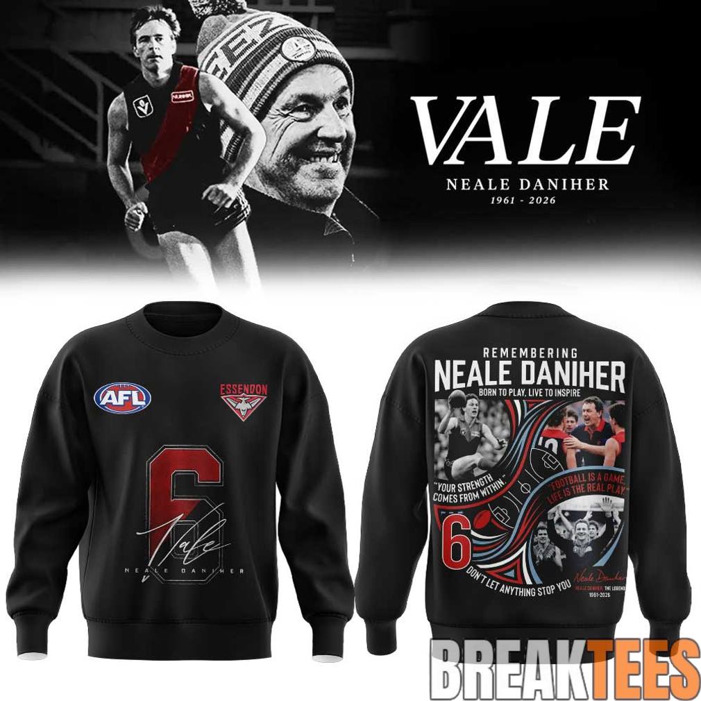 Legendary Essendon Bombers Fight MND Neale Daniher Sweatshirt
