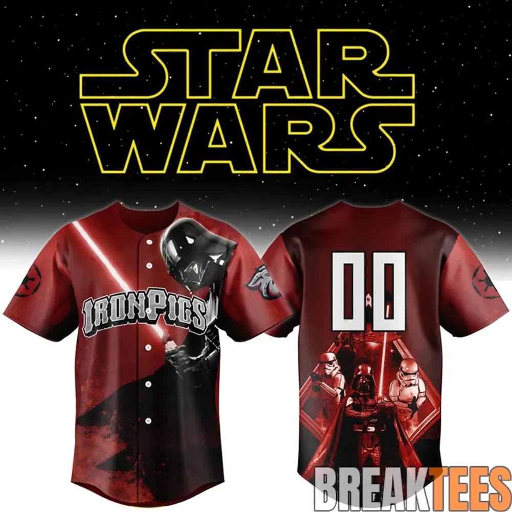 Lehigh Valley IronPigs Star Wars Night Custom Baseball Jersey