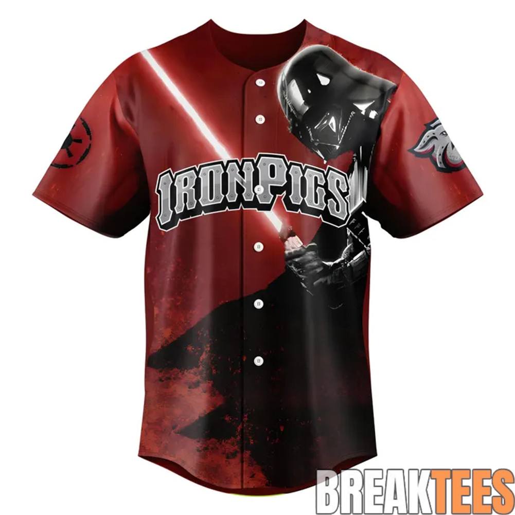 Lehigh Valley IronPigs Star Wars Night Custom Baseball Jersey