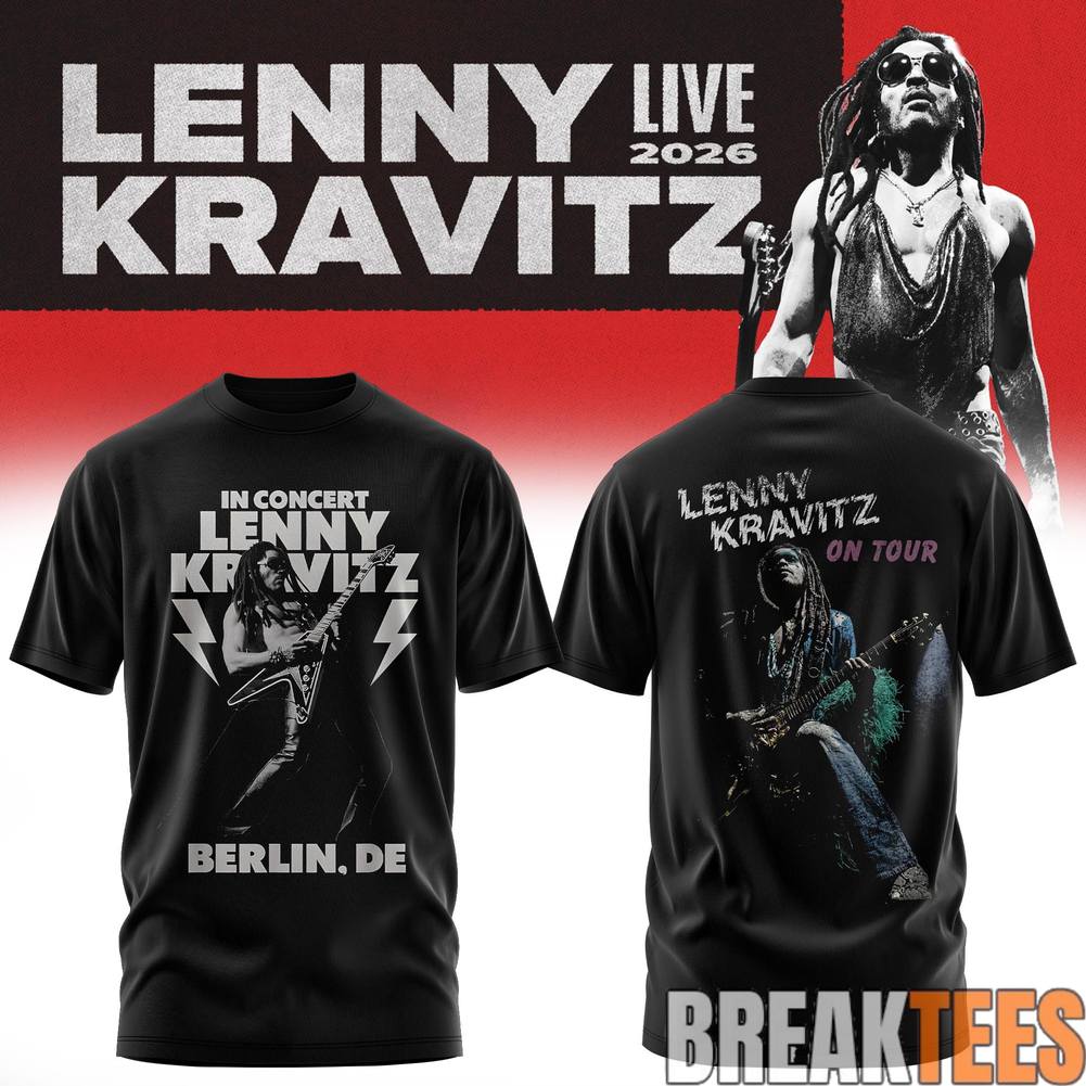 Lenny Kravitz Live 2026 Tour Shirt