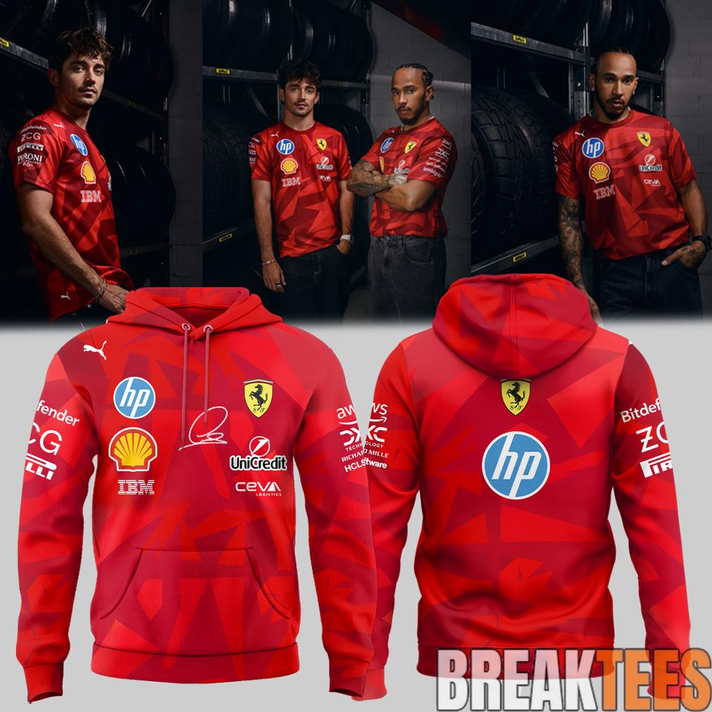 Lewis Hamilton Ferrari Signature Hoodie
