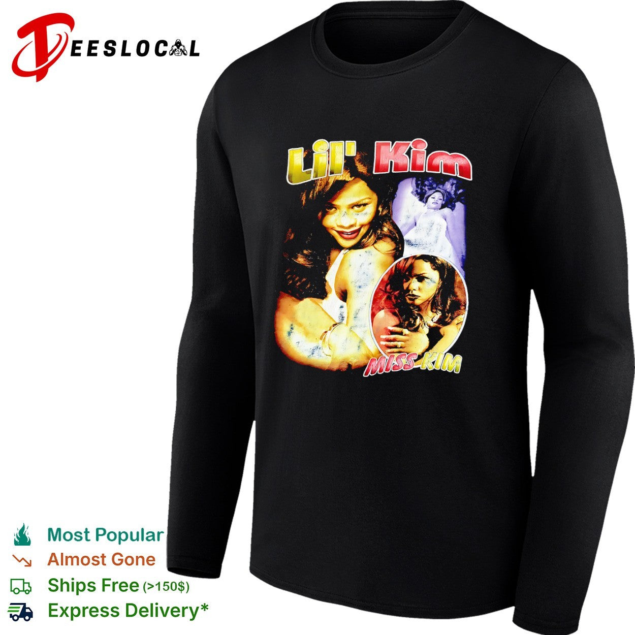 Lil Kim Miss Kim Rap Music Artist Hip Hop Icon 90s Queen of Rap shirt