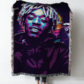 Lil Uzi Vert Woven Tapestry Throw Blanket with Fringe