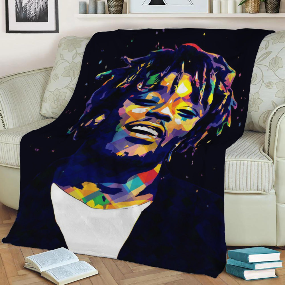 Lil Uzi Vert Fleece Throw Blanket
