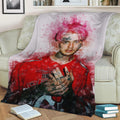 Lil peep American rapper 3 Fleece Throw Blanket