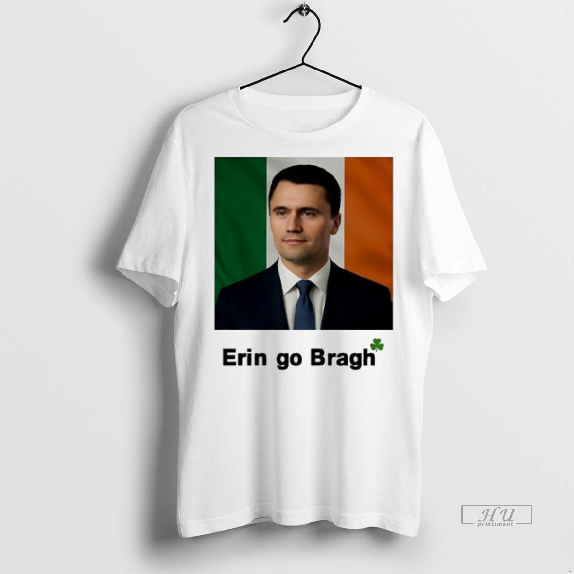 Limited Edition Annie Kelly Erin Go Bragh Charlie Kirk Ireland Flag Tee Shirt Sweater