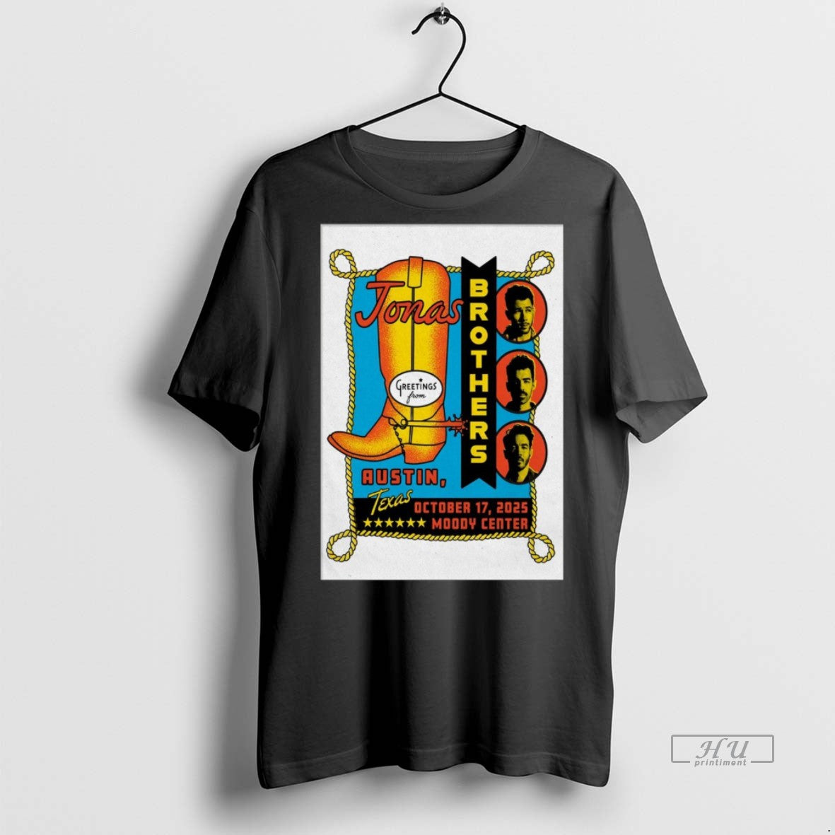 Limited Edition Jonas Brothers October 17 2025 Moody Center Austin Event Tee Shirt Sweater