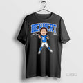 Limited Edition Justin Herbert Los Angeles Chargers Cartoon Signature Tee Shirt Sweater