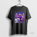 Limited Edition Lamar Jackson Graphic Collage Baltimore Ravens Tee Shirt Sweater