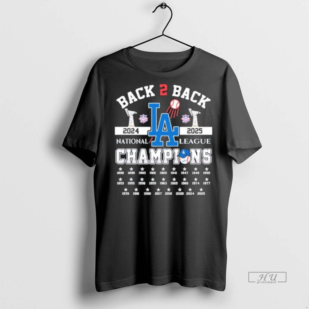 Limited Edition Los Angeles Dodgers B2b Nl Champions 2024 2025 Tee Shirt Sweater