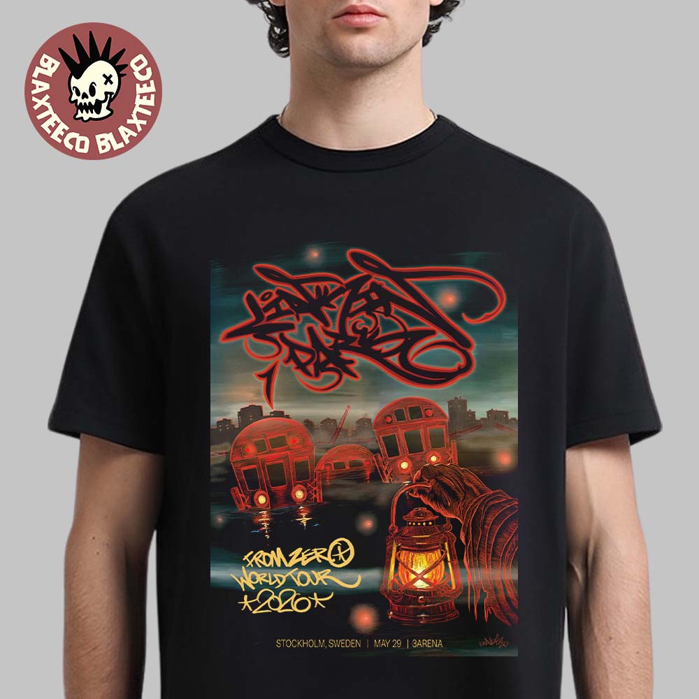 Linkin Park From Zero 2026 Tour Stockholm Sweden Poster At 3Arena On May 29 2026 T-Shirt