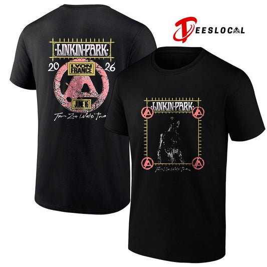 Linkin Park Lyon France exclusive city event Groupama stadium logo shirt