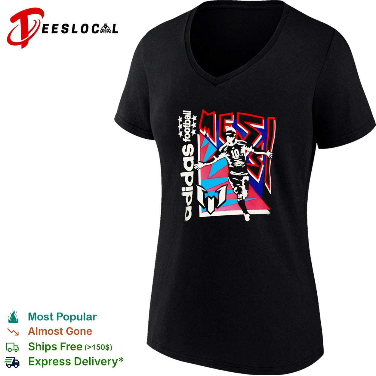 Lionel Messi Adidas Football Inter Miami CF shirt