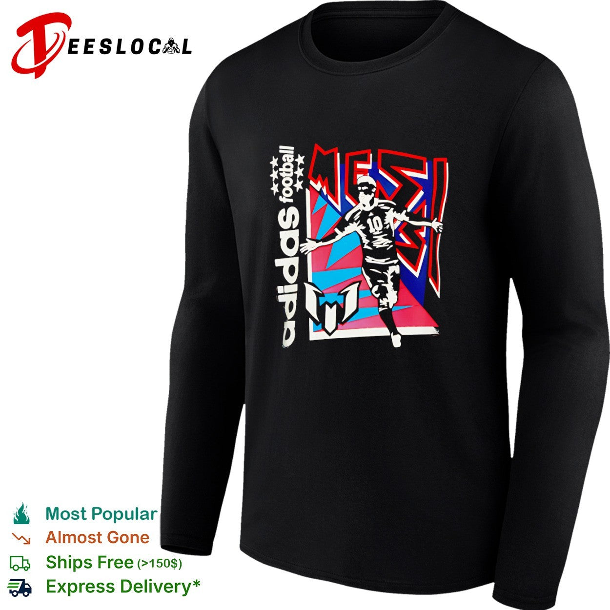 Lionel Messi Adidas Football Inter Miami CF shirt
