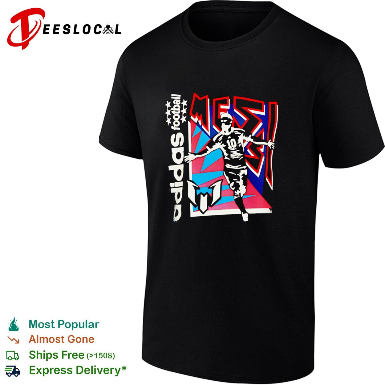 Lionel Messi Adidas Football Inter Miami CF shirt