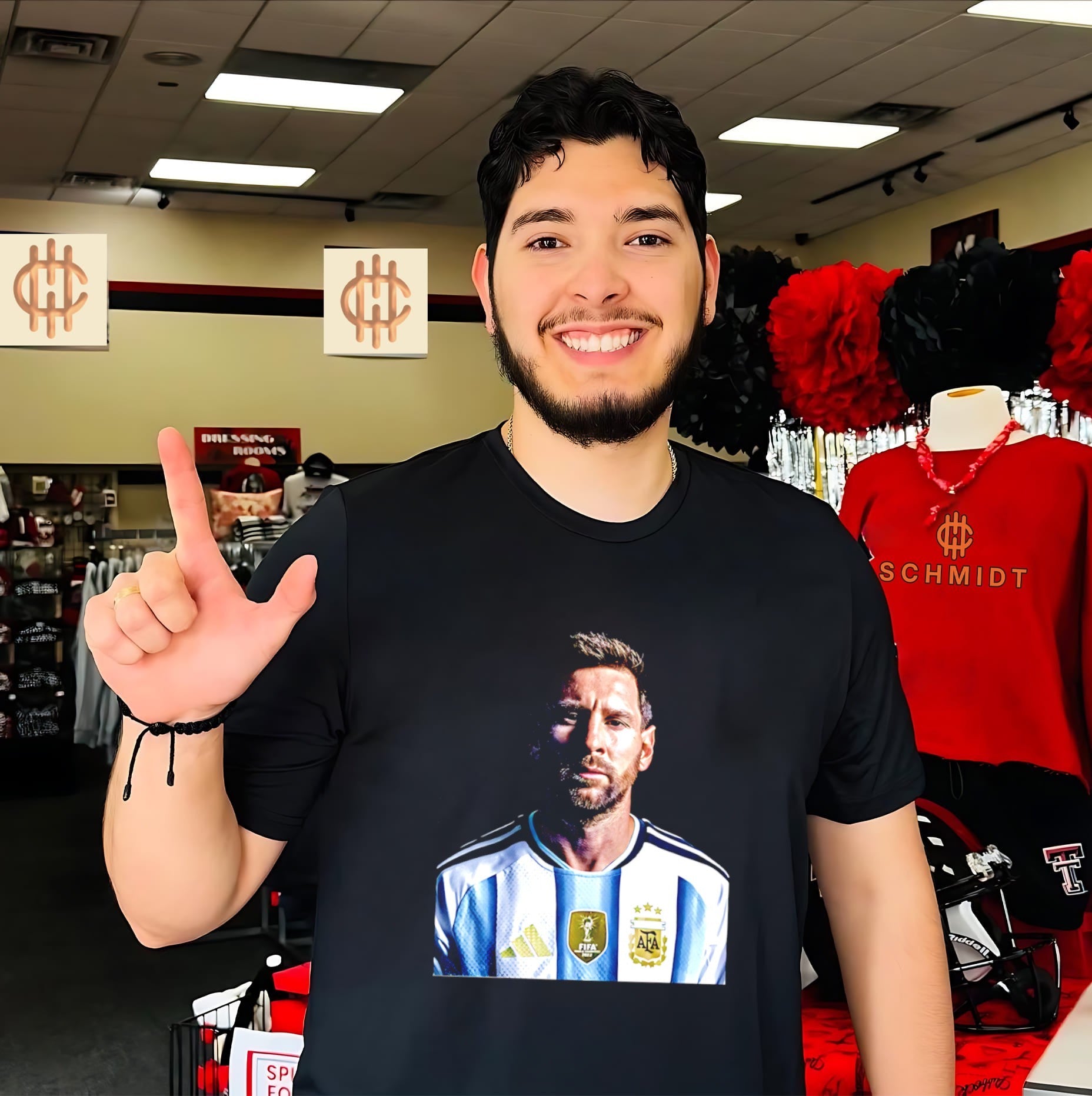 Lionel Messi Argentina National Football Team World Cup Champion shirt
