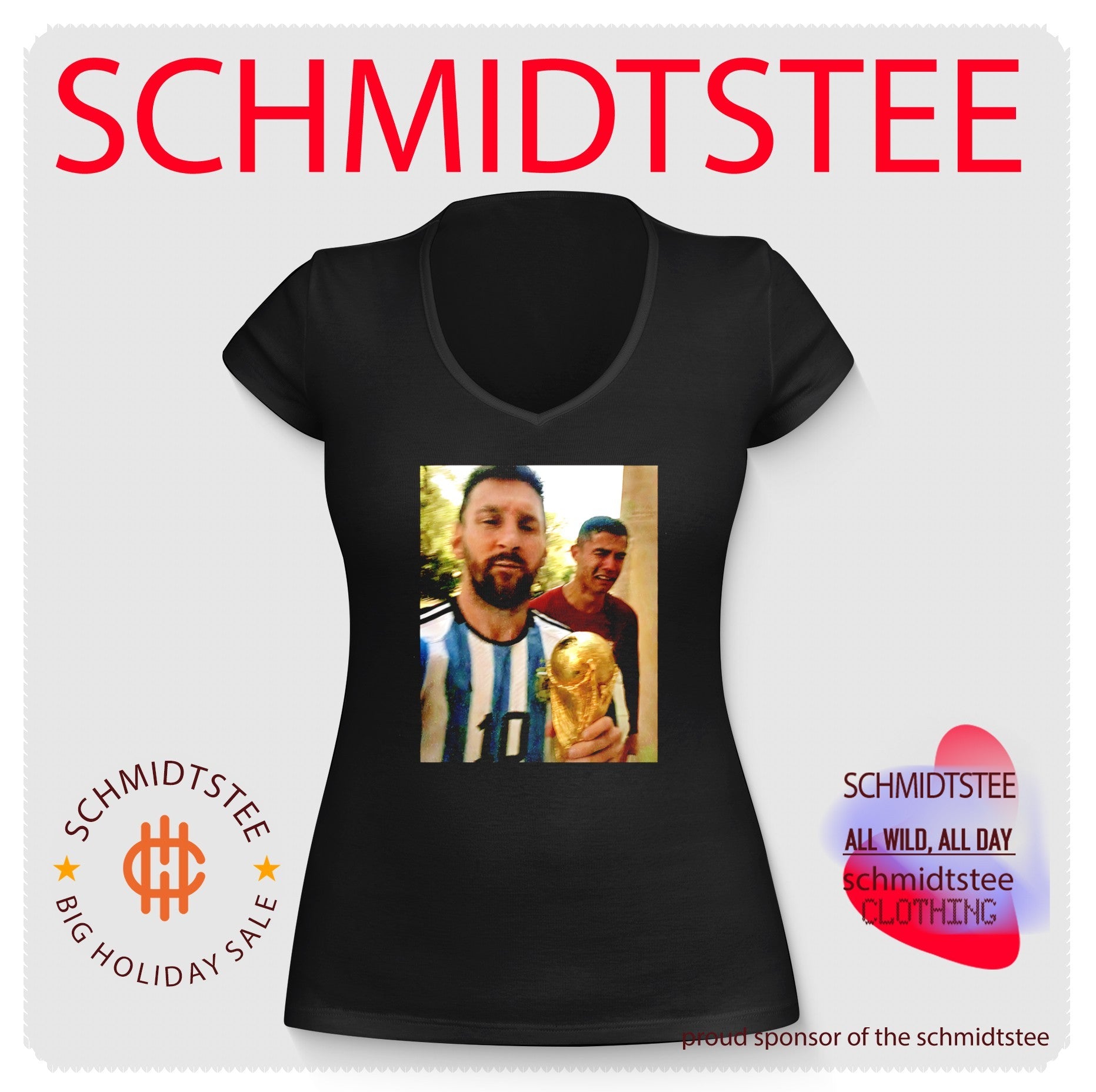 Lionel Messi Argentina National Team and Cristiano Ronaldo Portugal National Team shirt