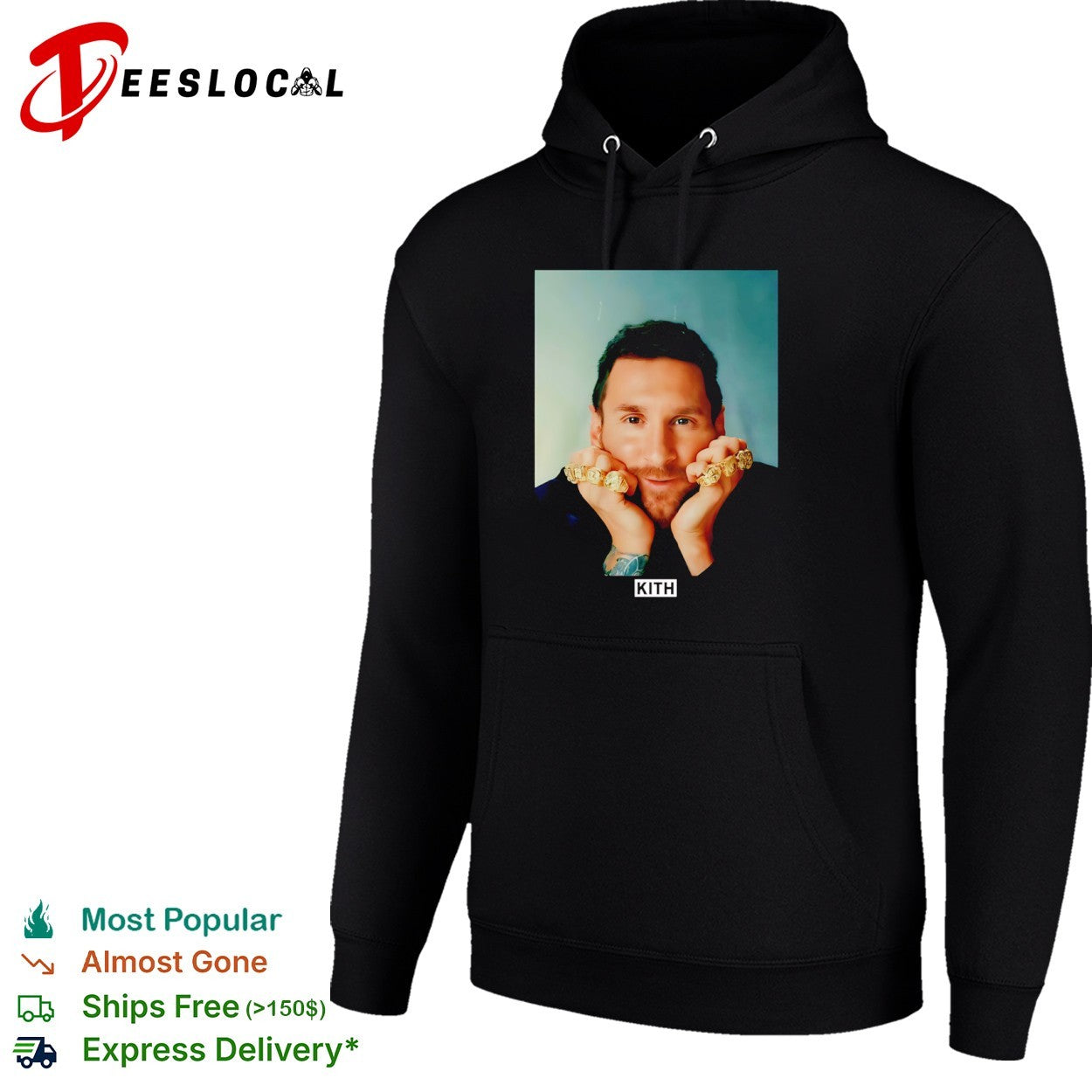 Lionel Messi Kith Adidas Ring Portrait Legend shirt