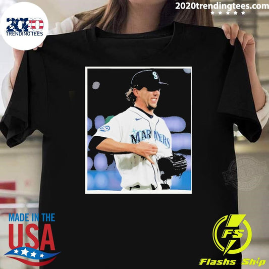 Logan Gilbert Seattle Mariners Mlb All-star Baseball Pitcher Catches Ball In 2026 Photo Shirt