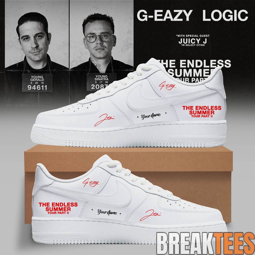 Logic GEazy The Endless Summer Tour Part II Custom Air Force 1